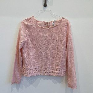 Pink Knit Blouse